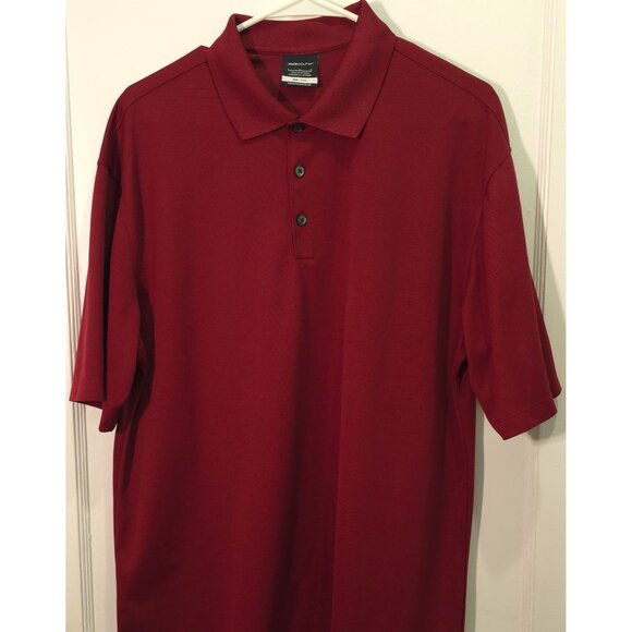 Nike Golf Other - Nike Golf Men's Golf Shirt Burgundy Short Sleeve Large Size